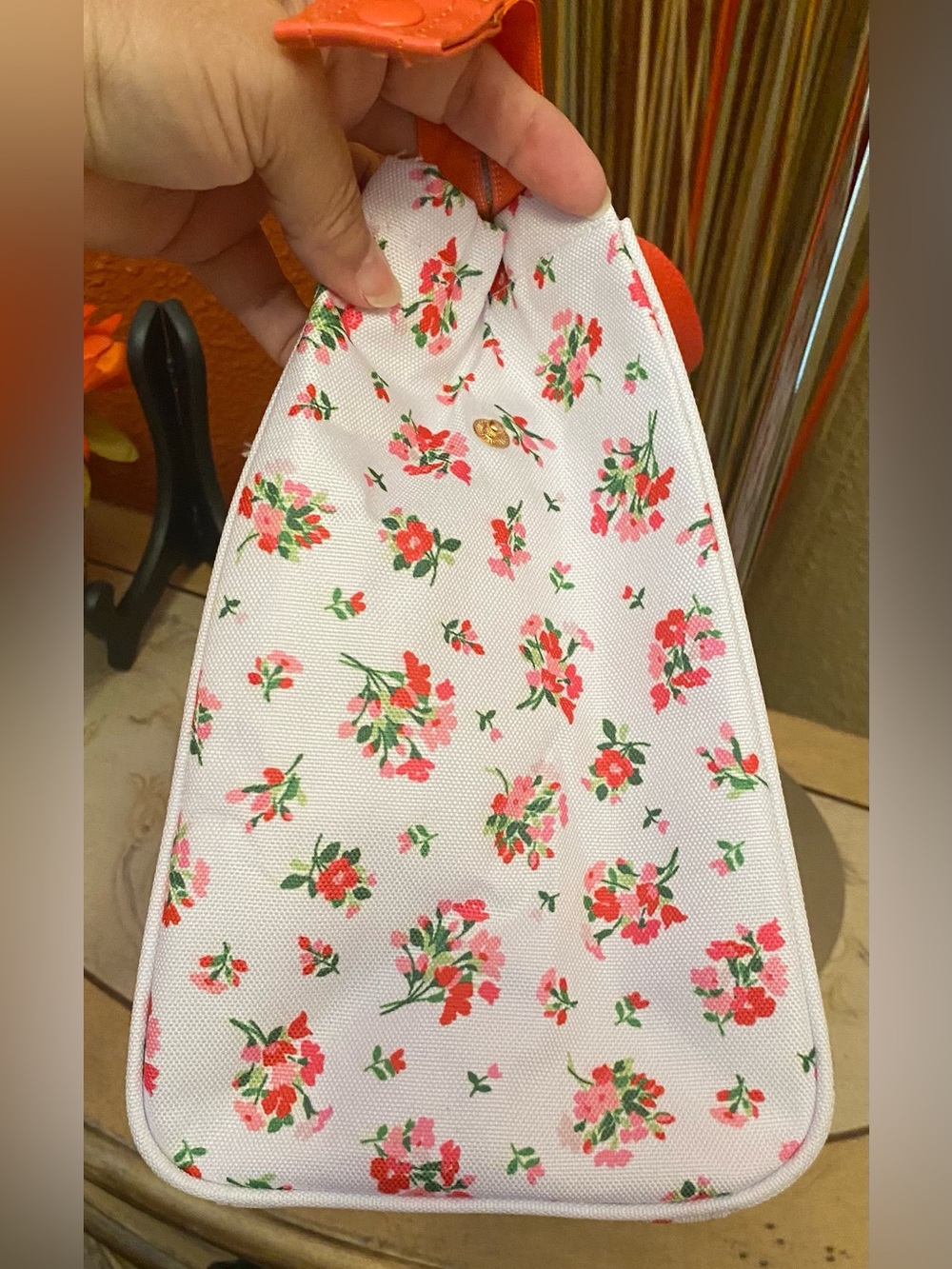 Kate Spade ♠️ New York - NEW - Flowers Red Insulated Lunch Tote - Picture 10 of 13